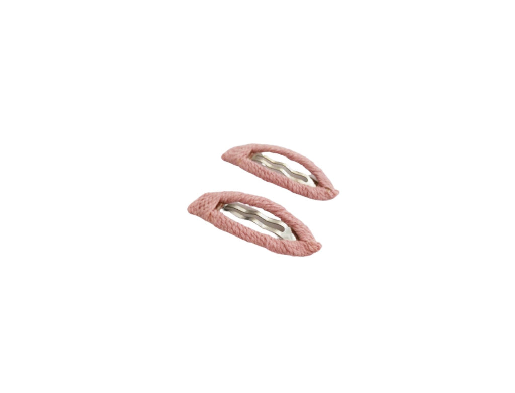 Handmade Hairclips - Pastel Pink